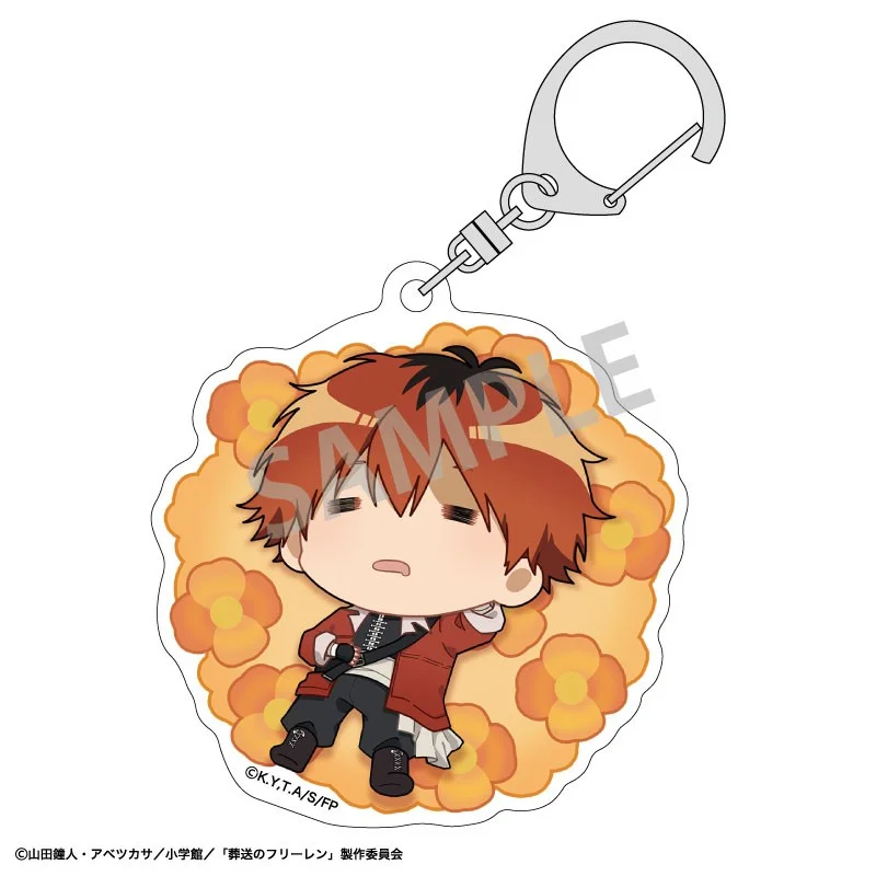 Frieren: Beyond Journey's End Trading Acrylic Keychains / Original Illustration Blind Box - 1 Unidade Aleatória